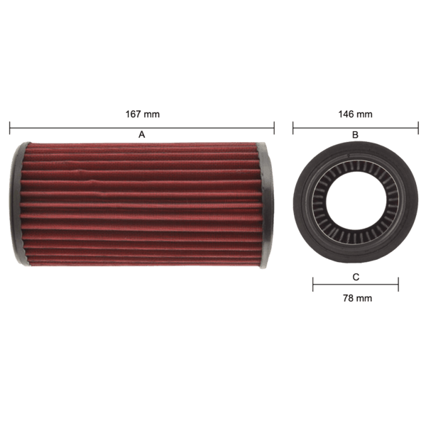Sport-Air-Filter-Replacement-Filter-Audi-A6-(4F)-FR